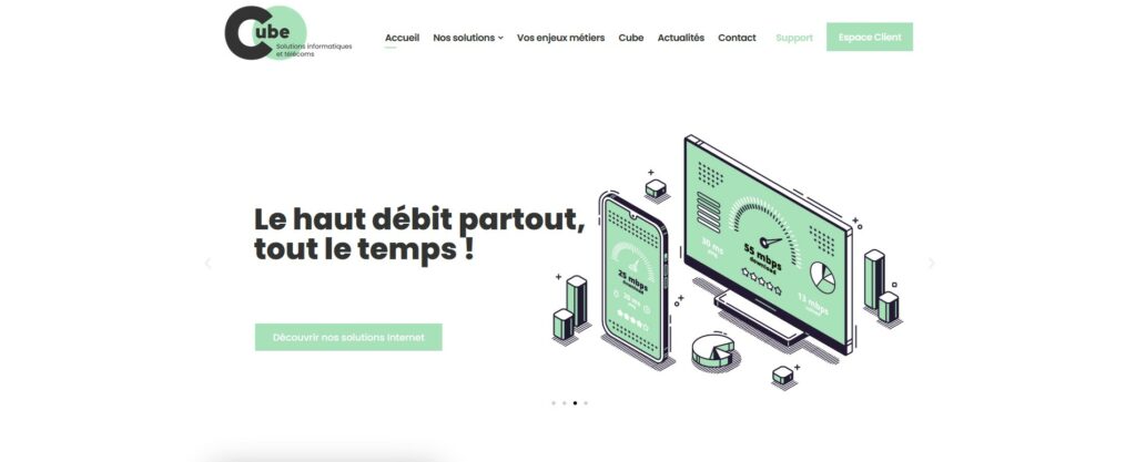 Nouveau site web pour Cube